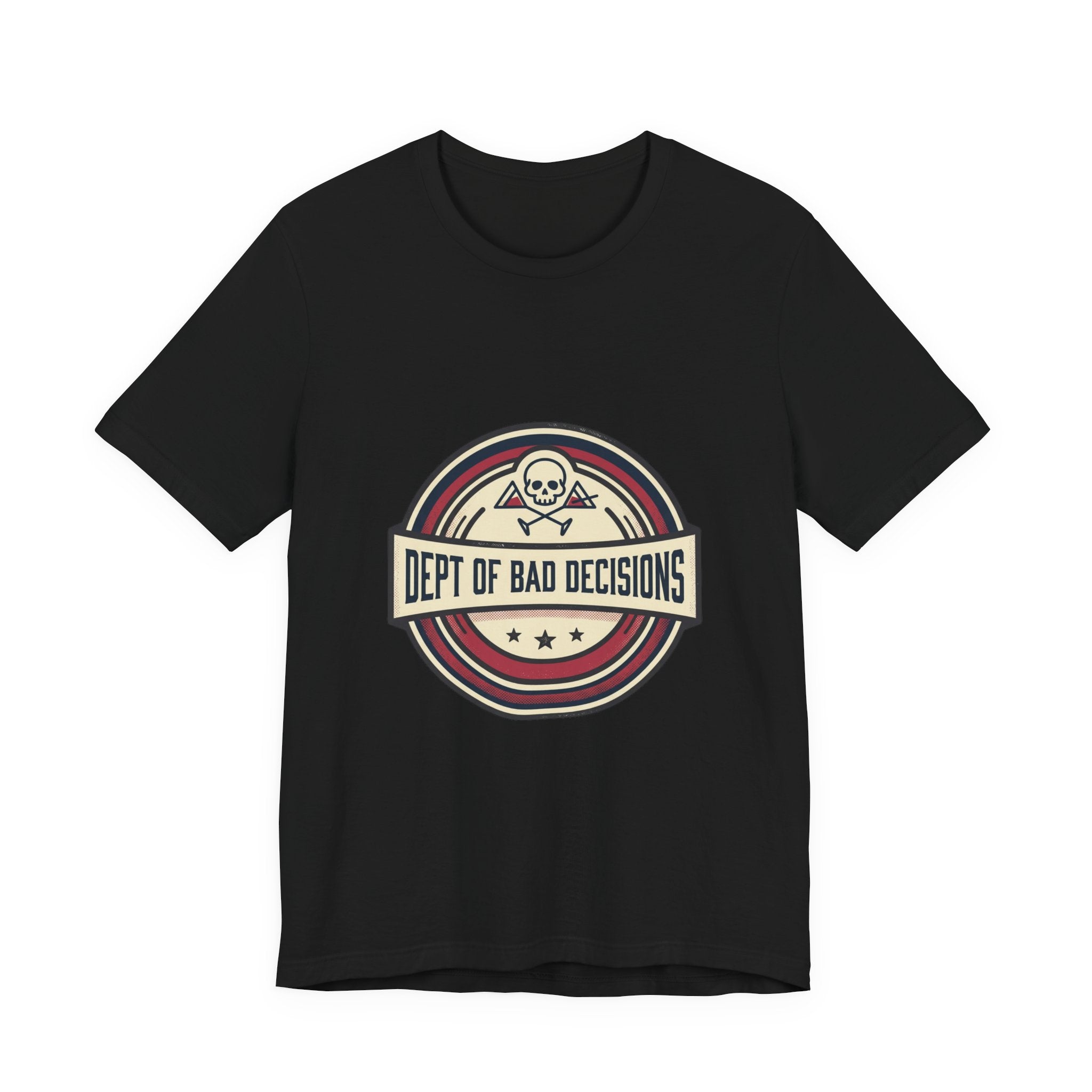 Dept. of Bad Decisions Tee — Vintage Skull Graphic T-Shirt