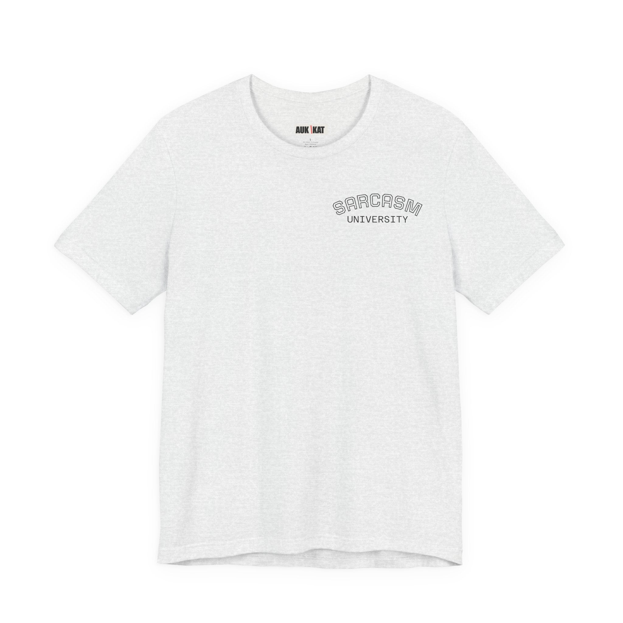 College Campus Tee — Sarcasm University Chest Logo