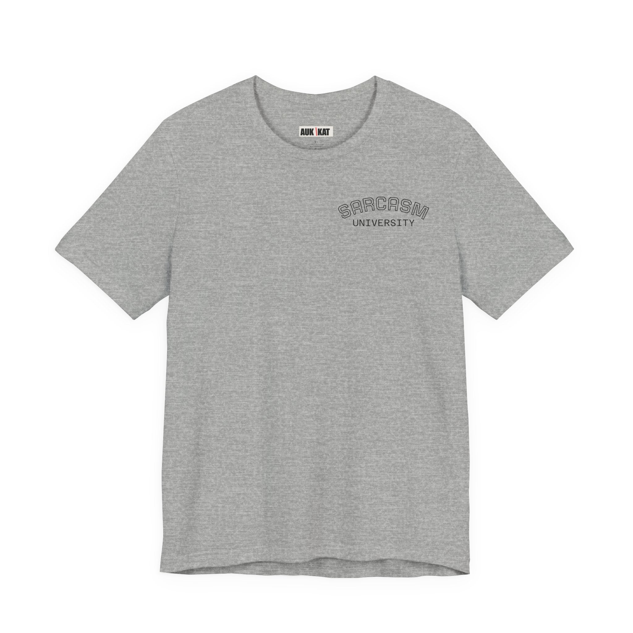 College Campus Tee — Sarcasm University Chest Logo