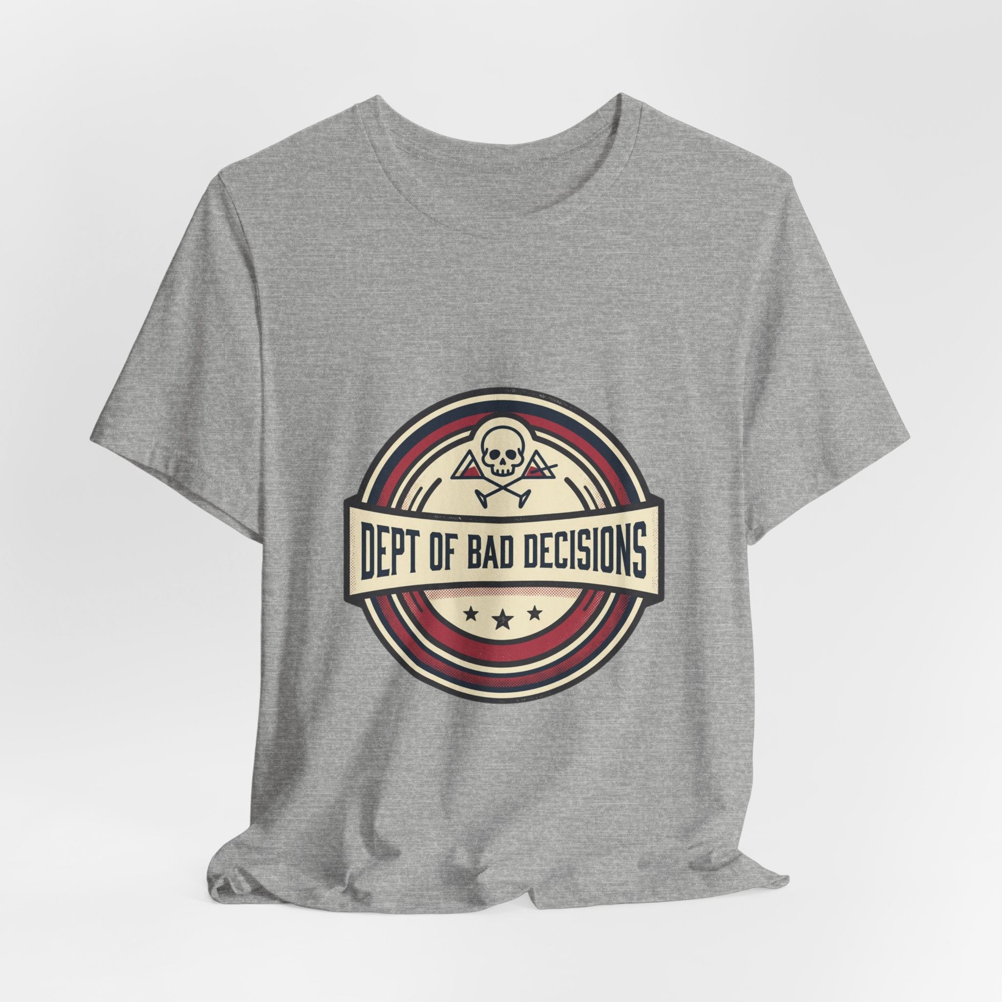 Dept. of Bad Decisions Tee — Vintage Skull Graphic T-Shirt