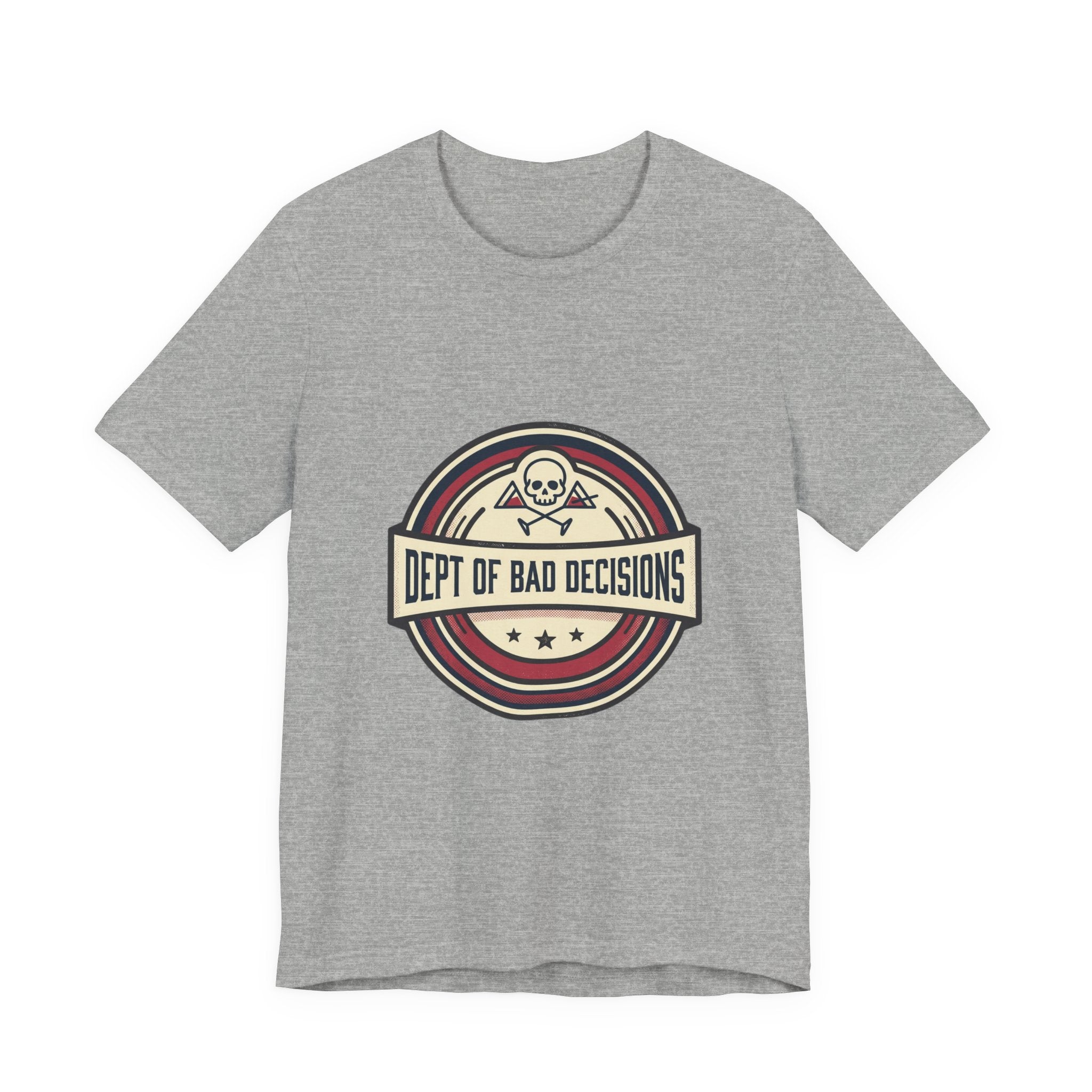 Dept. of Bad Decisions Tee — Vintage Skull Graphic T-Shirt